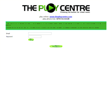 Tablet Screenshot of djs.theplaycentre.com
